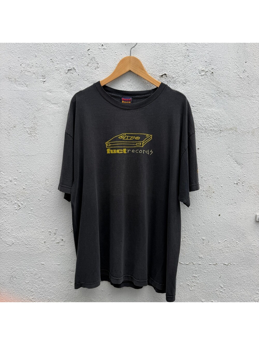 Vintage 90s Fuct Records Graphic Print Tshirt